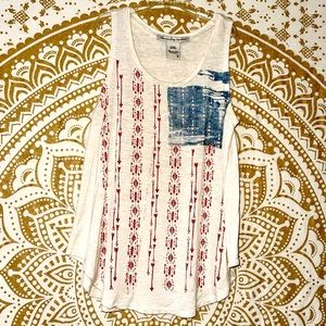 AMERICAN RAG AMERICANA TANK TOP, SOFT & FLOWY..EXCELLENT CONDITION, LADIES SMALL